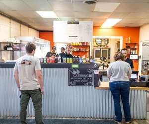 customers in line at The Avocado Pit