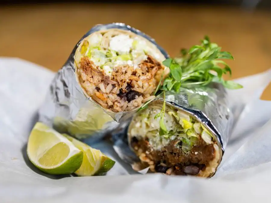 Delicious burrito