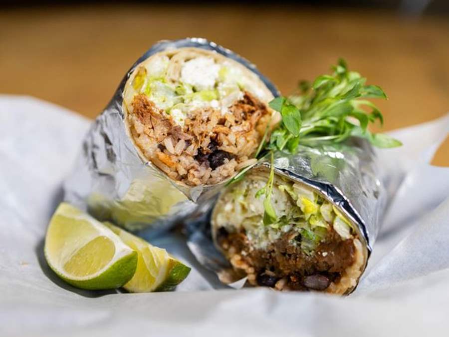 Delicious burrito